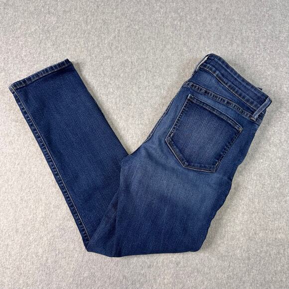 NYDJ Jeans Blue WMNS 8 Slim Fit Boyfriend Denim Lift Tuck Technology High Rise - Picture 4 of 13